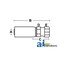 A & I Products HC-F-JISX Female JIS 30 Seat - Swivel - Straight 4 x2 x2 A-F-JISX-10-10 - alternate 1